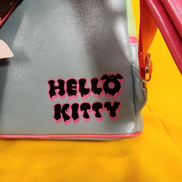 Loungefly Sanrio Hello Kitty Frankenstein Halloween Pumpkin Mini Backpack NEW main image 9